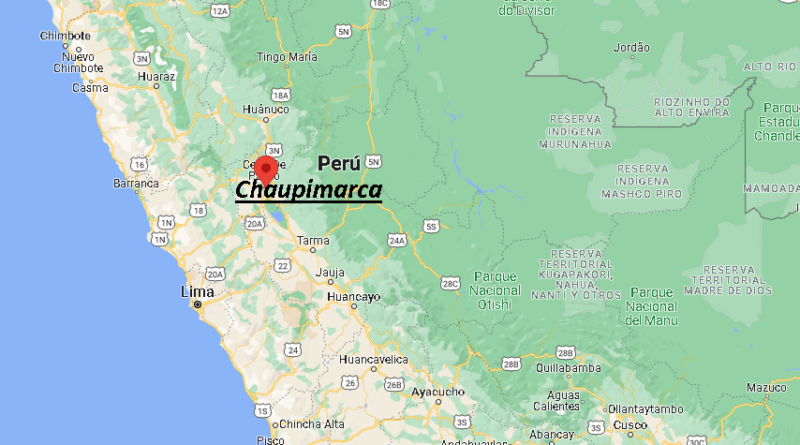 ¿Dónde está Chaupimarca Peru