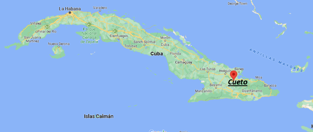 ¿Dónde está Cueto Cuba