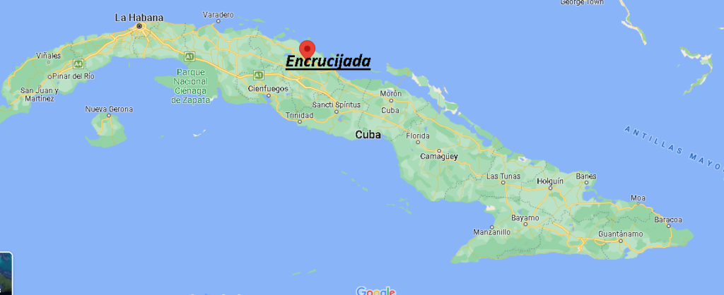 ¿Dónde está Encrucijada Cuba