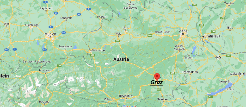 ¿Dónde está Graz Austria