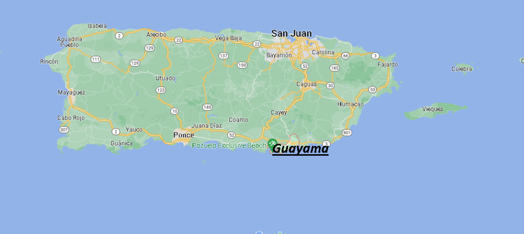 ¿Dónde está Guayama Puerto Rico