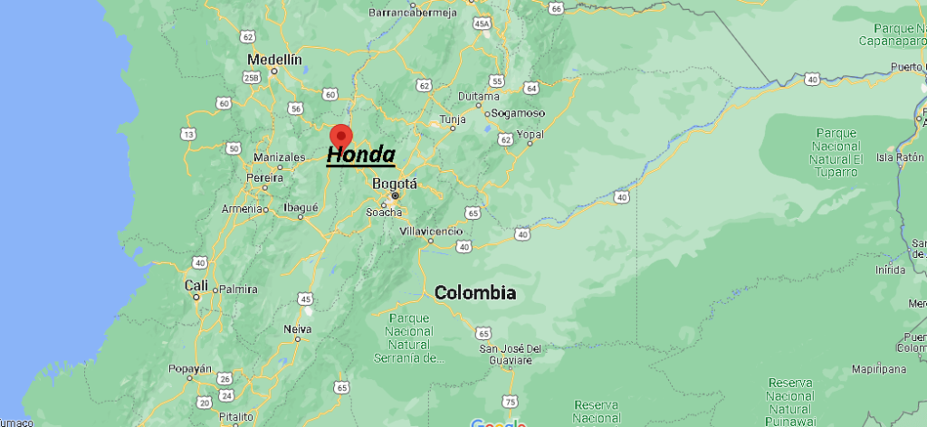 ¿Dónde está Honda Colombia