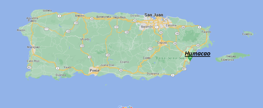 ¿Dónde está Humacao Puerto Rico