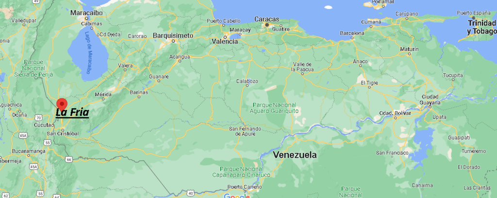 ¿Dónde está La Fria Venezuela