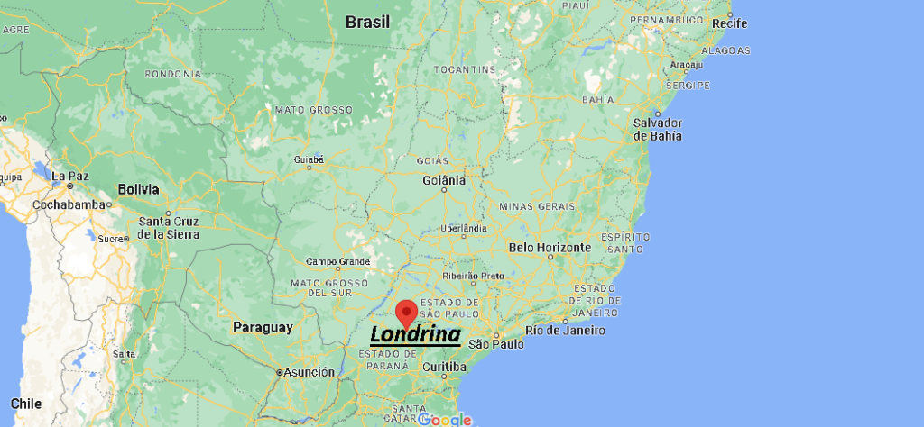 ¿Dónde está Londrina Brasil