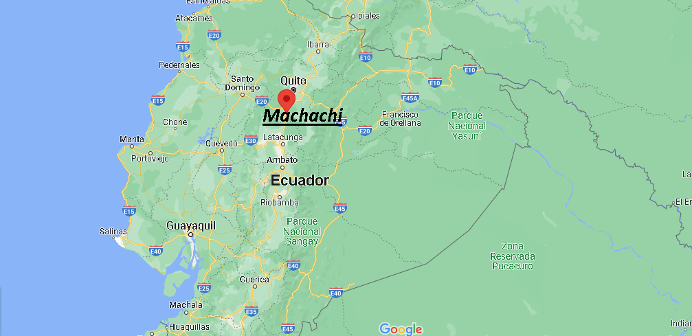 ¿Dónde está Machachi Ecuador