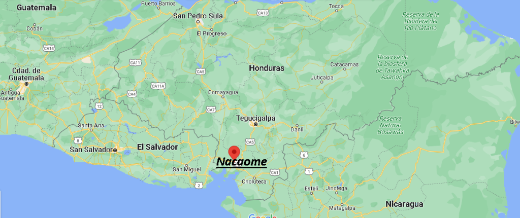 ¿Dónde está Nacaome Honduras