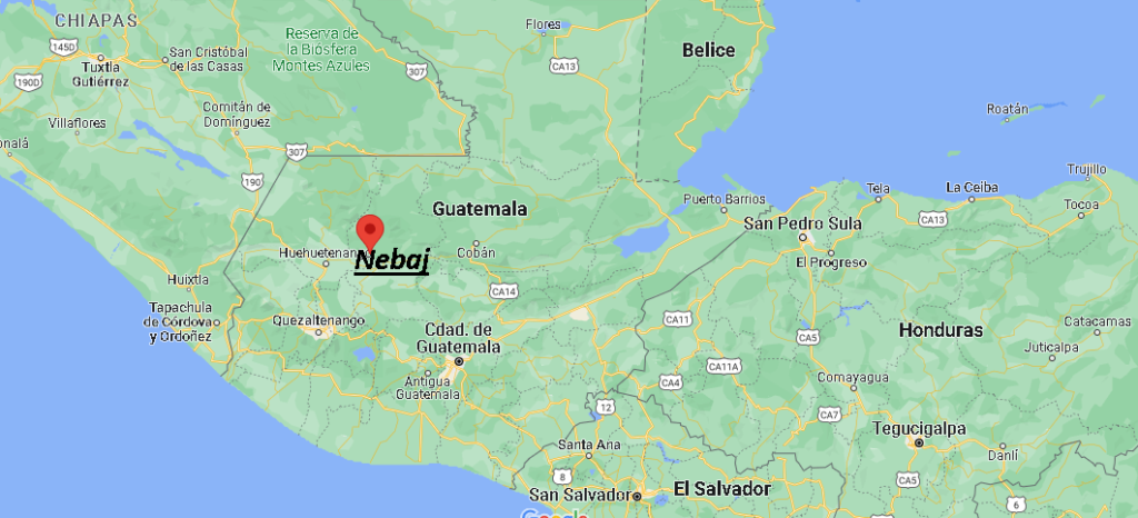 ¿Dónde está Nebaj Guatemala