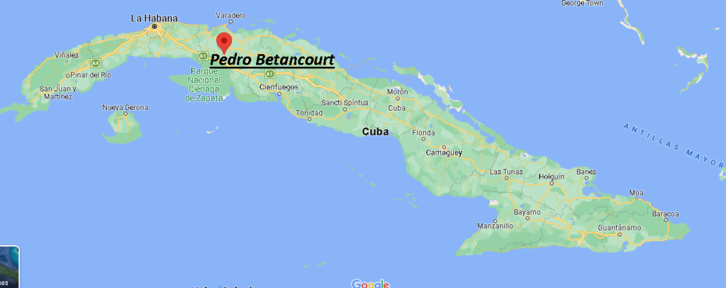¿Dónde está Pedro Betancourt Cuba