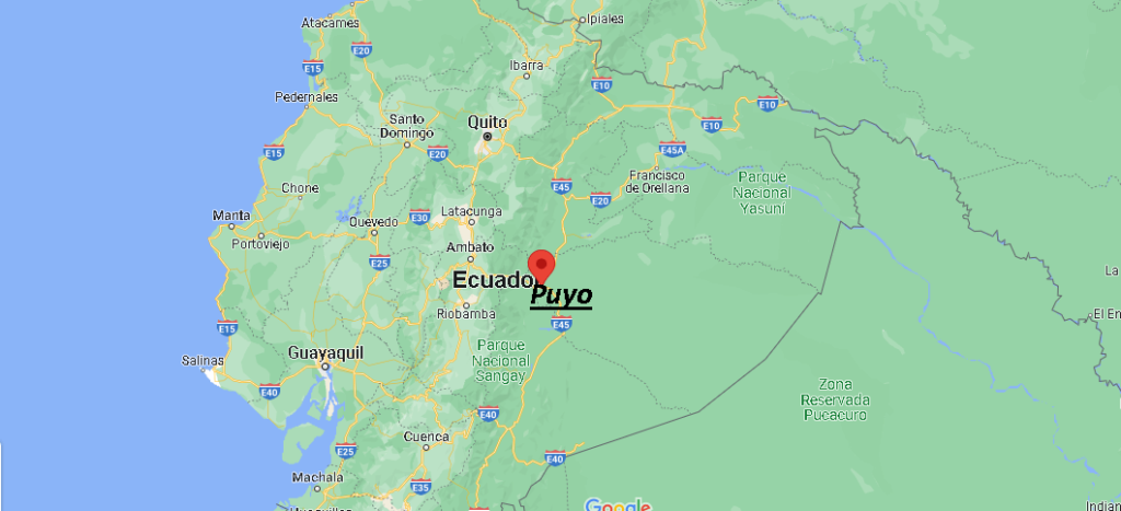 ¿Dónde está Puyo Ecuador