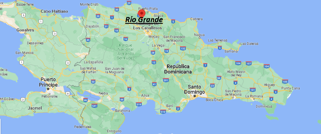 ¿Dónde está Río Grande Dominican Republic