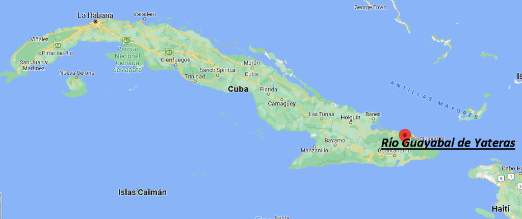 ¿Dónde está Río Guayabal de Yateras Cuba