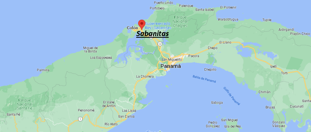 ¿Dónde está Sabanitas Panama