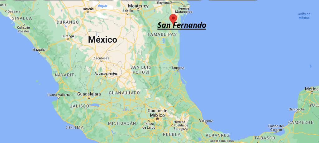 ¿Dónde está San Fernando Mexico