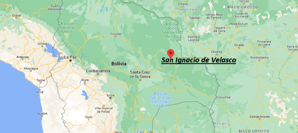 ¿Dónde está San Ignacio de Velasco Bolivia