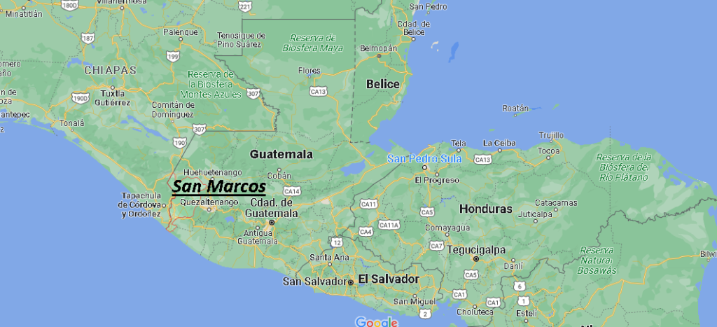 ¿Dónde está San Marcos Guatemala