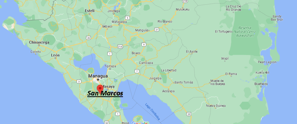 ¿Dónde está San Marcos Nicaragua