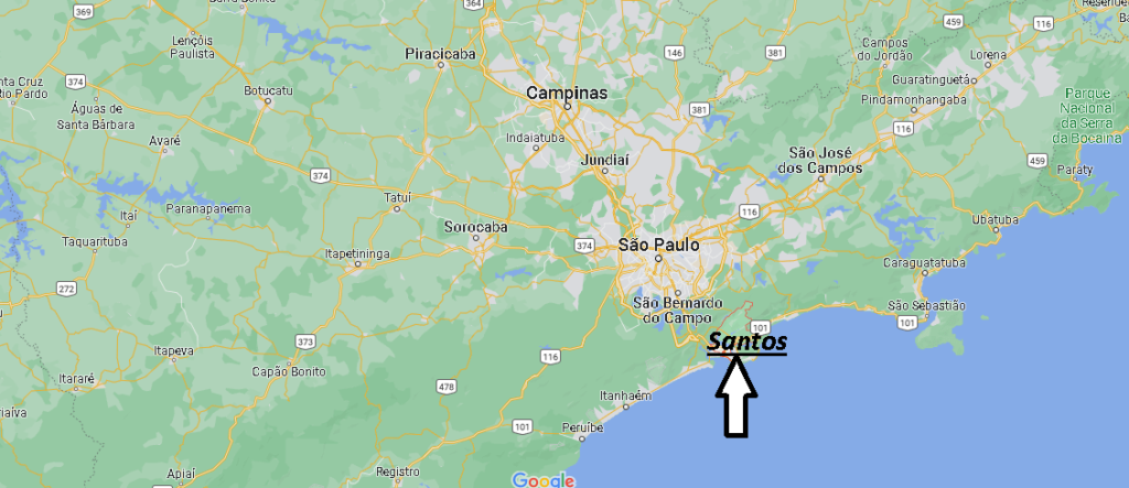 ¿Dónde está Santos Brasil