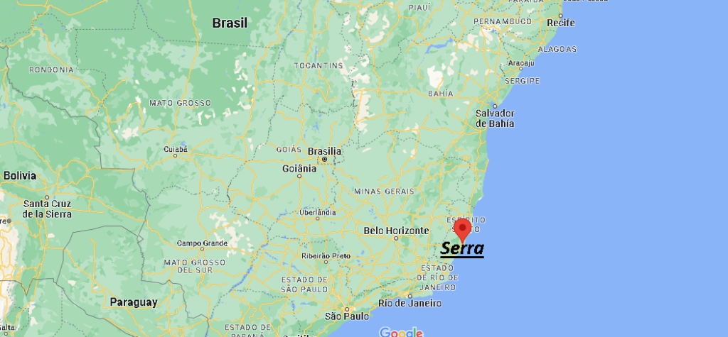 ¿Dónde está Serra Brasil