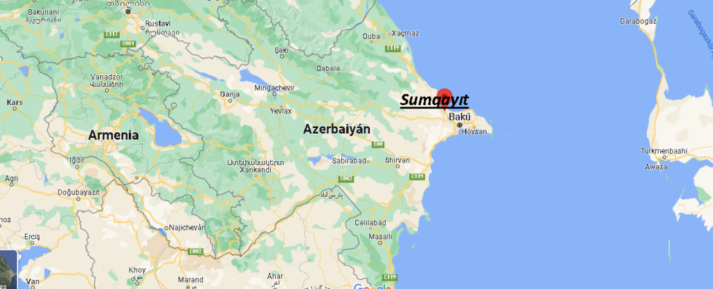 ¿Dónde está Sumqayıt Azerbaiyán
