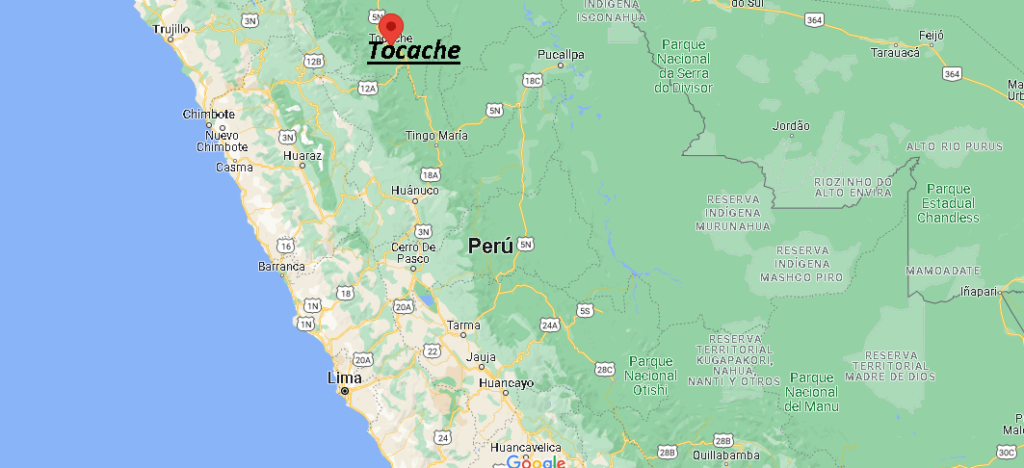 ¿Dónde está Tocache Peru