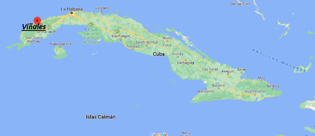 ¿Dónde está Viñales Cuba