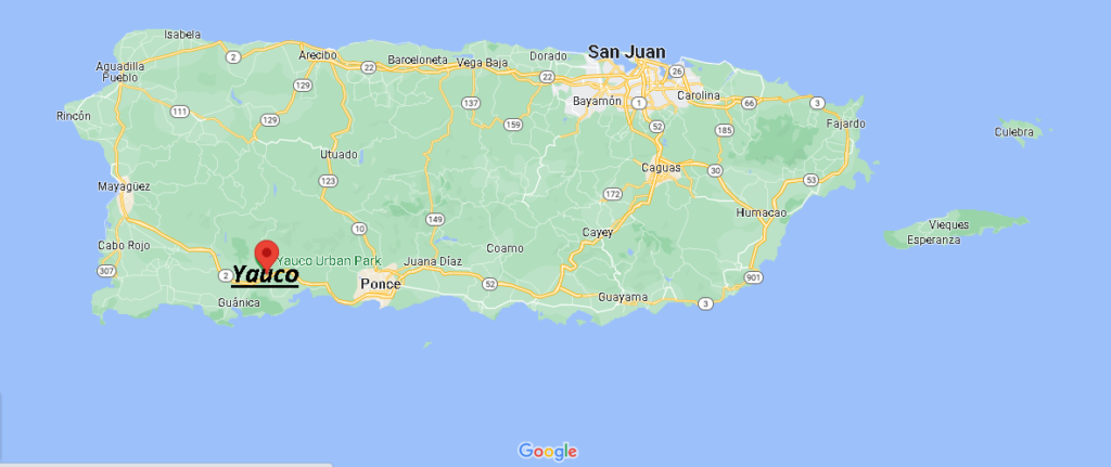 ¿Dónde está Yauco Puerto Rico