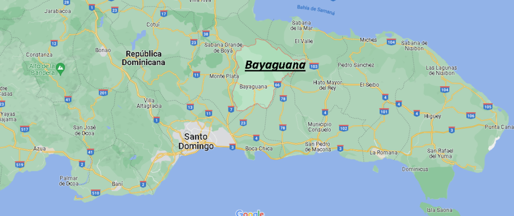 ¿Dónde está ubicada Bayaguana