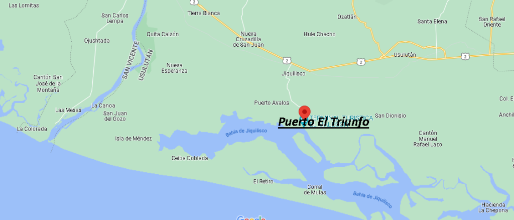 ¿Dónde queda el Puerto El Triunfo en El Salvador