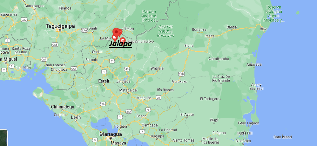 ¿Dónde se ubica Jalapa