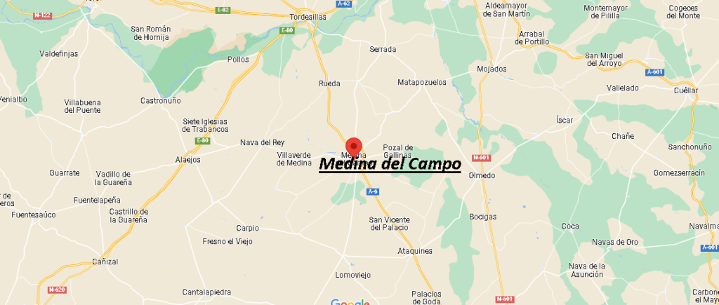 Dónde queda Medina del Campo