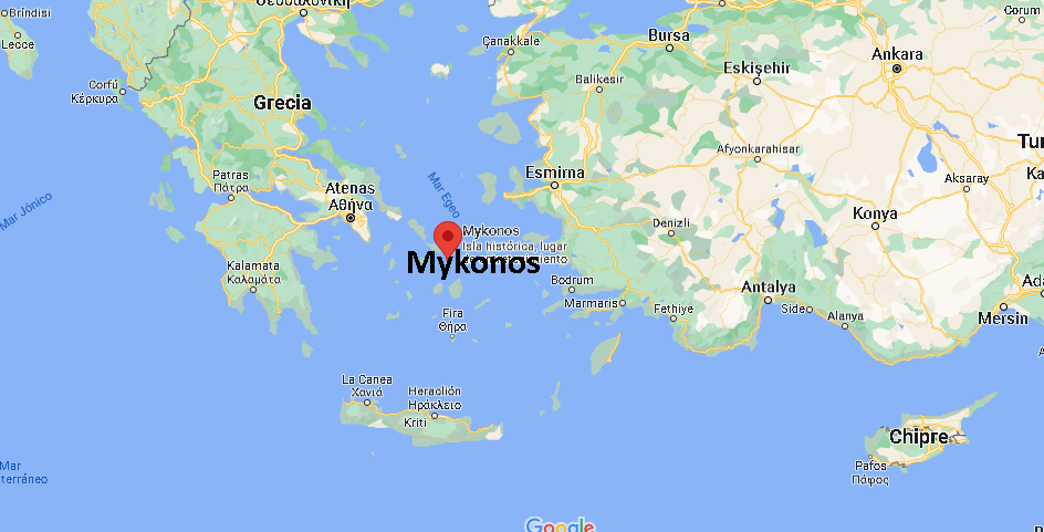Dónde queda Mykonos