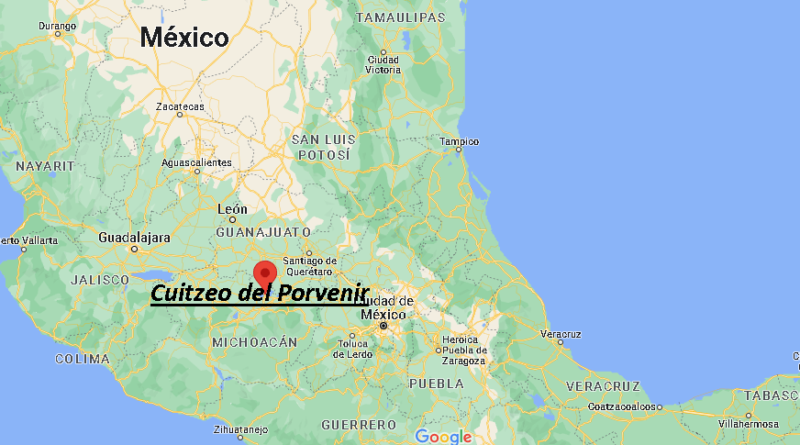 ¿Dónde está Cuitzeo del Porvenir Mexico