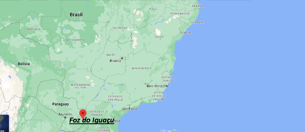 ¿Dónde está Foz do Iguaçu Brasil