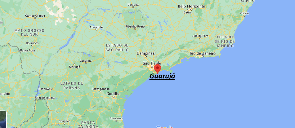 ¿Dónde está Guarujá Brasil