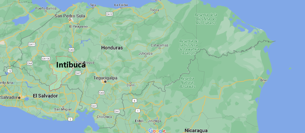 ¿Dónde está Intibucá Honduras