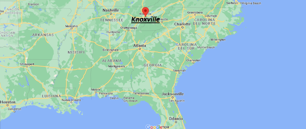¿Dónde está Knoxville