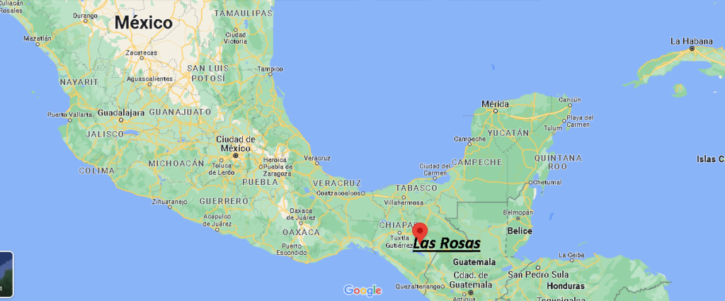 ¿Dónde está Las Rosas Mexico