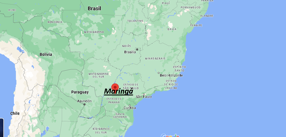 ¿Dónde está Maringá Brasil