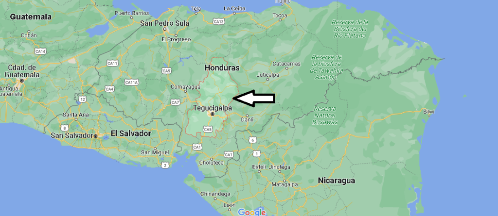 ¿Dónde está Morazán Honduras