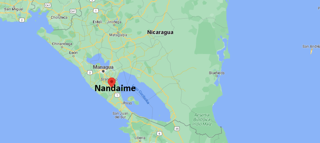 ¿Dónde está Nandaime Nicaragua