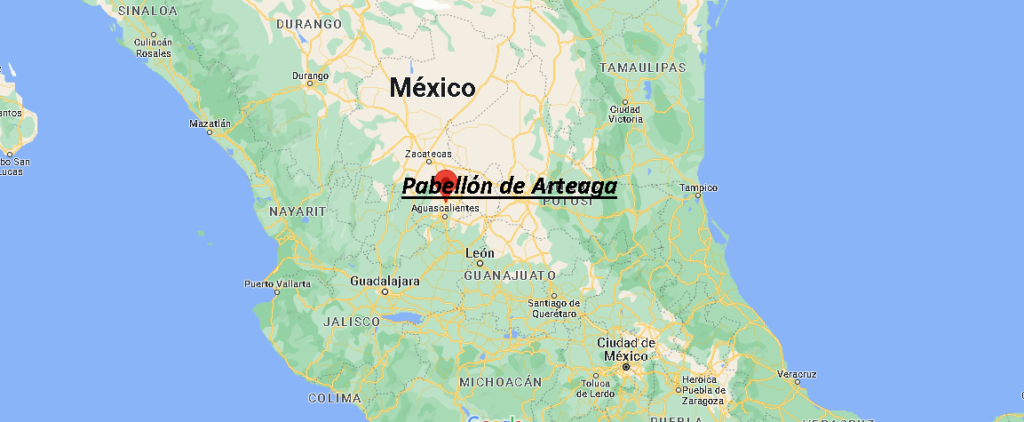 ¿Dónde está Pabellón de Arteaga Mexico