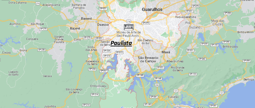 ¿Dónde está Paulista