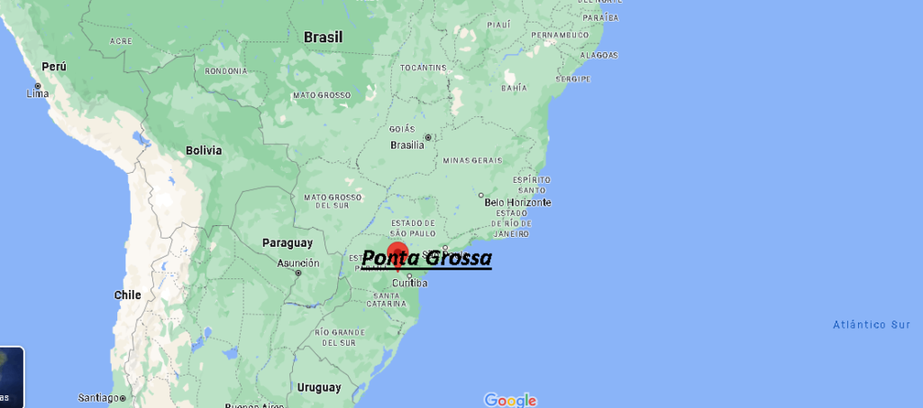 ¿Dónde está Ponta Grossa Brasil