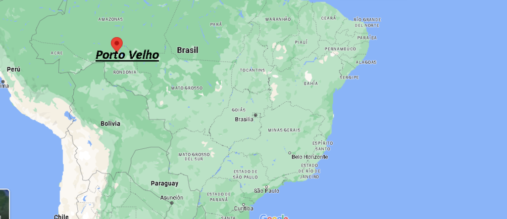 ¿Dónde está Porto Velho Brasil