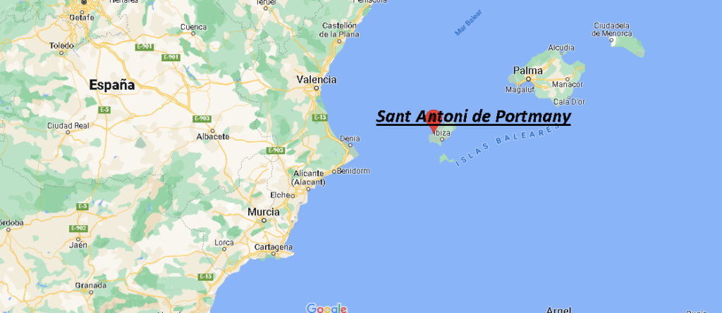 ¿Dónde está Sant Antoni de Portmany