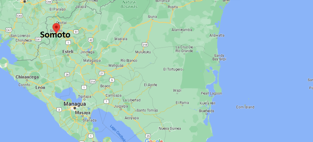 ¿Dónde está Somoto Nicaragua