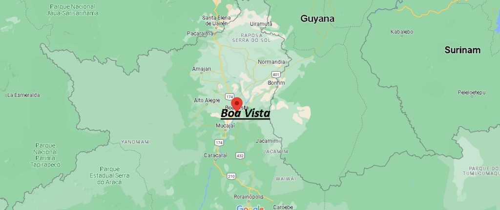 ¿Dónde queda la ciudad de Boa Vista