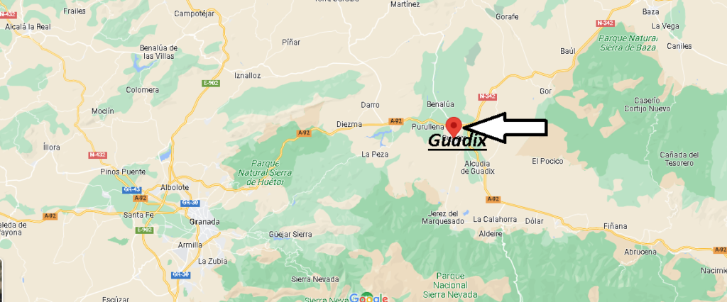 ¿Dónde se sitúa Guadix