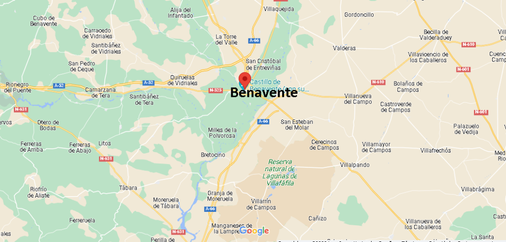 Dónde queda Benavente